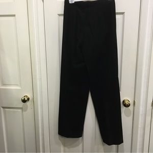 Faconnable label black corduroy pants